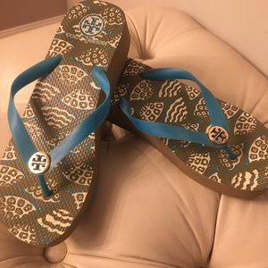 Tori Burch Wedge Flip Flop